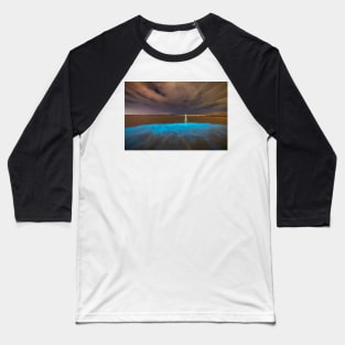 Bioluminescent plankton at Aberavon, Wales Baseball T-Shirt